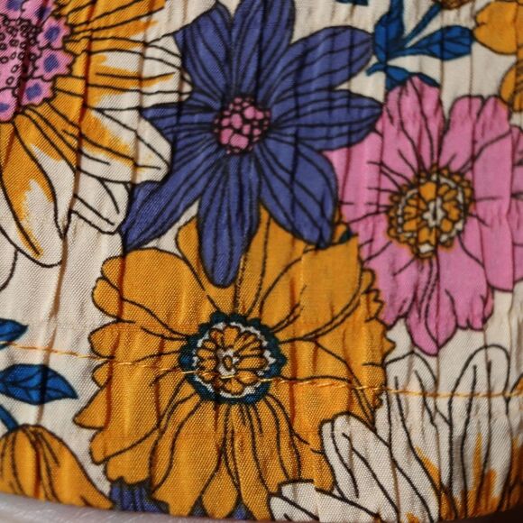 Forever 21 Floral Orange and Blue Loungewear Shorts 1X - Picture 9 of 11